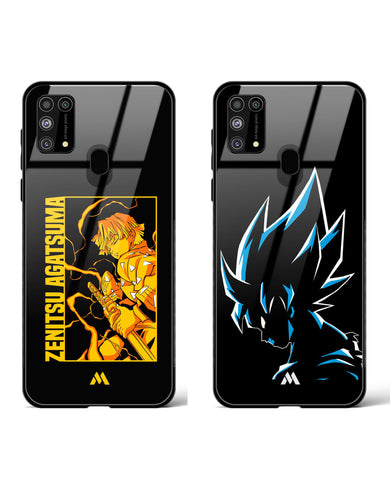 Kakarot Thunder God Glass Case Phone Cover Combo-(Samsung)