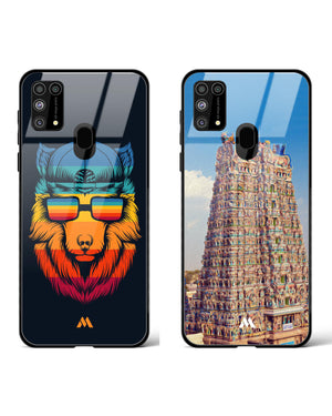 Meenakshi Temple Retro Glass Case Phone Cover Combo-(Samsung)