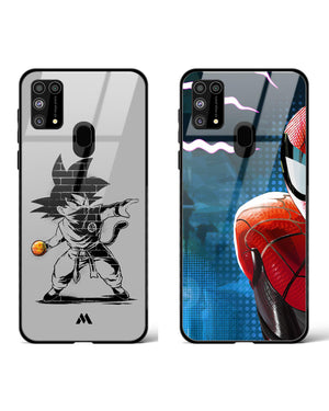 Spider Goku Meets Banksy Glass Case Phone Cover Combo-(Samsung)