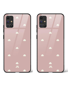 Double Dreams of Rain Clouds Glass Case Phone Cover Combo (Samsung)
