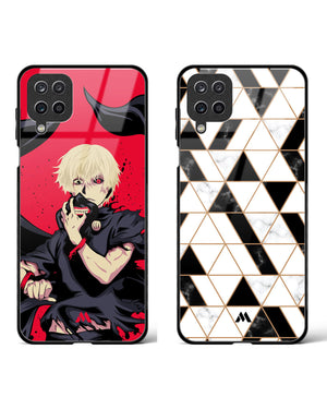 Black White Tokyo Ghoul Glass Case Phone Cover Combo-(Samsung)