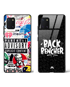 Back Brand Overload Glass Case Phone Cover Combo (Samsung)