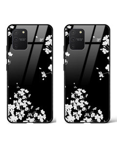 Dahlias at Midnight Glass Case Phone Cover Combo (Samsung)
