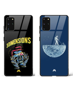 Moonscaping Three Dimensions Glass Case Phone Cover Combo (Samsung)