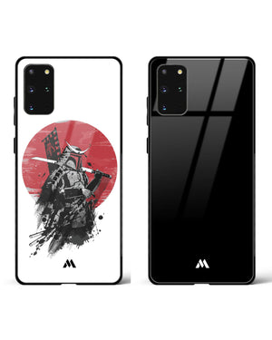 All Black Samurai Burn Glass Case Phone Cover Combo-(Samsung)