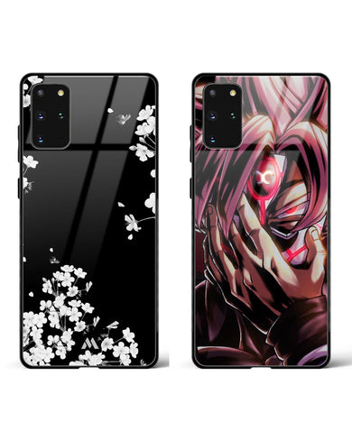 Evil Goku Midnight Glass Case Phone Cover Combo-(Samsung)