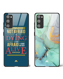 Green Marble Not Dying Glass Case Phone Cover Combo (Samsung)
