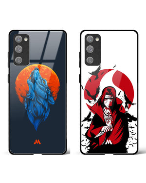 Itachi Howl Moon Glass Case Phone Cover Combo-(Samsung)