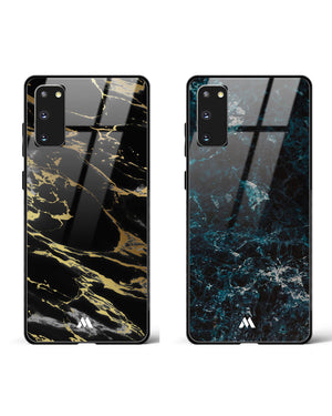 Wavefront Onyx Marble Glass Case Phone Cover Combo (Samsung)