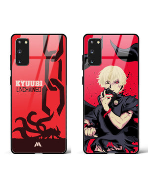 Tokyo Ghoul Kyuubi Unchained Glass Case Phone Cover Combo-(Samsung)