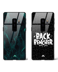 Back Bench Creative Marble Glass Case Phone Cover Combo (Samsung)