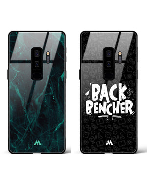 Back Bench Creative Marble Glass Case Phone Cover Combo-(Samsung)