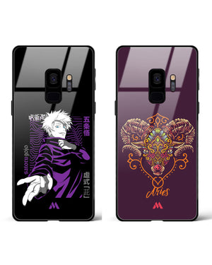 Aries and Limitless Gojo Glass Case Phone Cover Combo-(Samsung)