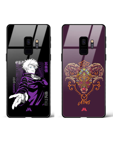 Aries and Limitless Gojo Glass Case Phone Cover Combo-(Samsung)