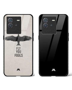 The All-Black Fly Glass Case Phone Cover Combo (Vivo)