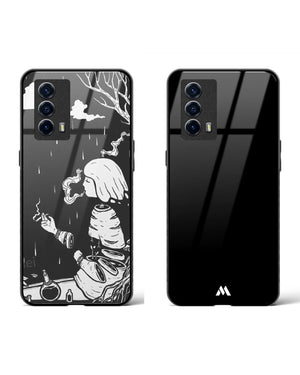 All Black Batman Glass Case Phone Cover Combo-(Vivo)