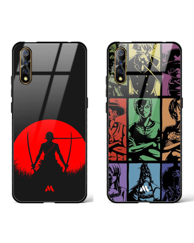 Nakama's Always Serious Nakama Glass Case Phone Cover Combo-(Vivo)