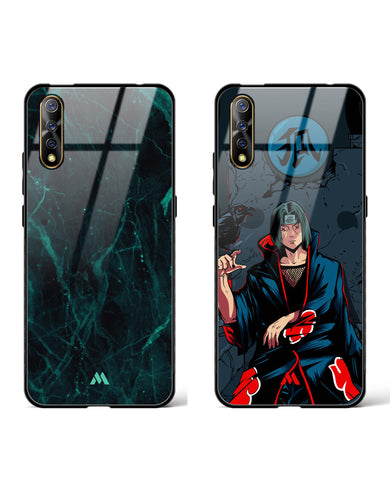 Itachi's Creative Marble Throne Glass Case Phone Cover Combo-(Vivo)