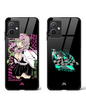 Demon Love and Slumber Glass Case Phone Cover Combo-(Vivo)