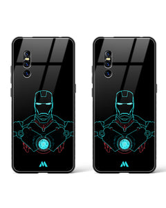 Arc Reactor Twins Glass Case Phone Cover Combo (Vivo)