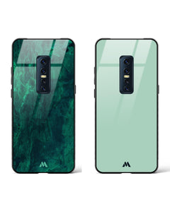 Russian Lime Cosmos Glass Case Phone Cover Combo (Vivo)