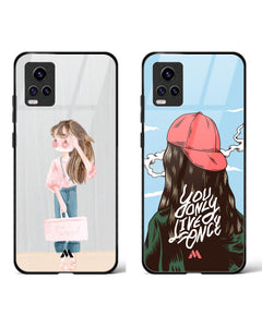 You Save the World Only Glass Case Phone Cover Combo (Vivo)