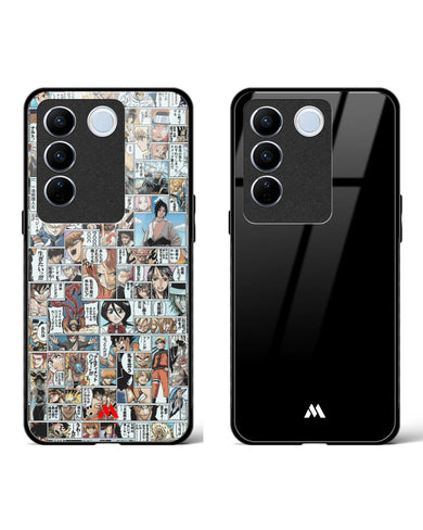 The Black Manga-Overload Glass Case Phone Cover Combo-(Vivo)