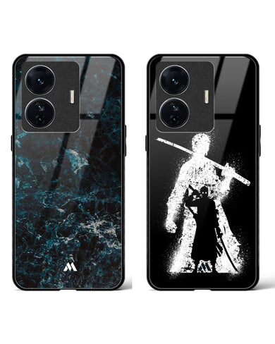 Silhouette by Marble Cliffs Glass Case Phone Cover Combo-(Vivo)