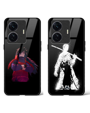 Silhouette Madara Glass Case Phone Cover Combo-(Vivo)