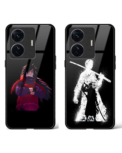 Silhouette Madara Glass Case Phone Cover Combo-(Vivo)