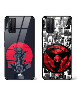 Sharingan Night Eye Glass Case Phone Cover Combo-(Vivo)