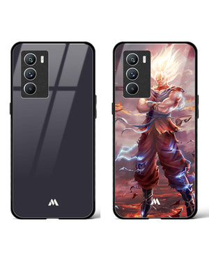 Super Saiyan Dark Night Glass Case Phone Cover Combo-(Vivo)