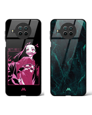 Creative Harmony Nezuko Glass Case Phone Cover Combo-(Xiaomi)