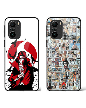 Manga Overload Sharingan Glass Case Phone Cover Combo-(Xiaomi)