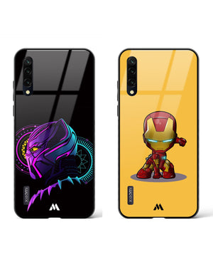 Chibi Ironman Fluroflare Glass Case Phone Cover Combo-(Xiaomi)