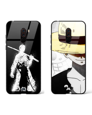 Luffy Zoa Silhouette Glass Case Phone Cover Combo-(Xiaomi)