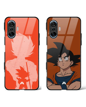 Goku Evolution Glass Case Phone Cover Combo-(Xiaomi)