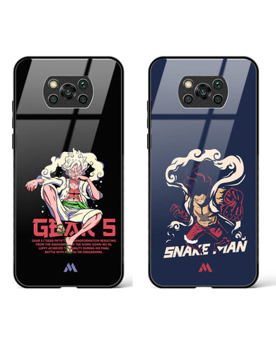 Snakeman Luffy Gear Five Glass Case Phone Cover Combo-(Xiaomi)