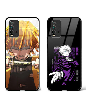 Limitless Gojo Zenitsu Glass Case Phone Cover Combo-(Xiaomi)