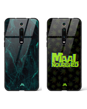 Maal Nourished Marble Glass Case Phone Cover Combo (Xiaomi)