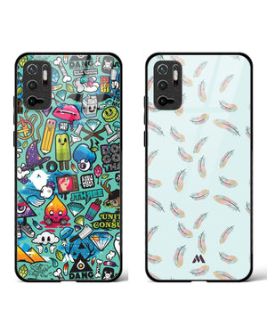 Birds of Feather Background Glass Case Phone Cover Combo (Xiaomi)