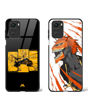 Hollow Mask Zenitsu Glass Case Phone Cover Combo-(Xiaomi)