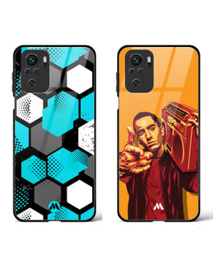 Rap God Tribute Hexagrams Glass Case Phone Cover Combo (Xiaomi)