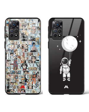 Moon Balloon Overload Glass Case Phone Cover Combo-(Xiaomi)