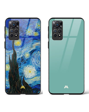 Burmese Pines Night Glass Case Phone Cover Combo-(Xiaomi)