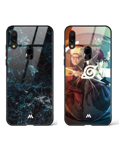 Naruto x Sasuke Cliffs Glass Case Phone Cover Combo-(Xiaomi)