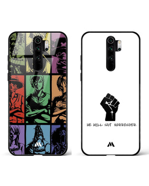 Not Surrender One-Piece Nakama Glass Case Phone Cover Combo-(Xiaomi)