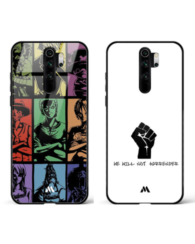 Not Surrender One-Piece Nakama Glass Case Phone Cover Combo-(Xiaomi)