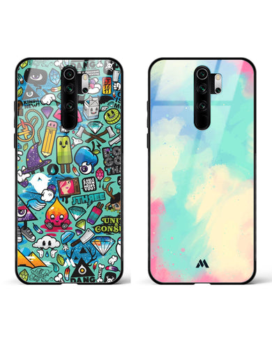 Vibrant Cloudburst Background Glass Case Phone Cover Combo-(Xiaomi)