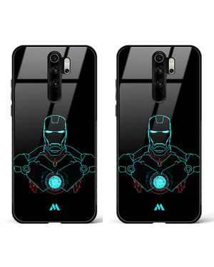 Arc Reactor Arc Reactor Glass Case Phone Cover Combo (Xiaomi)